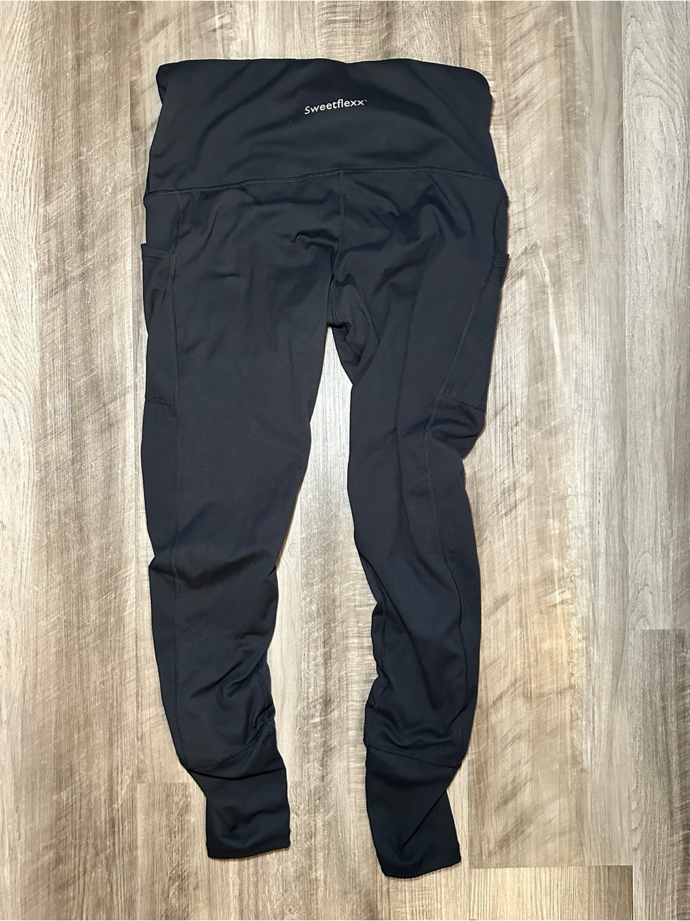 Sweetflexx Resistance Leggings Full Length Black High-Rise With Pockets - 14 - Picture 4 of 9